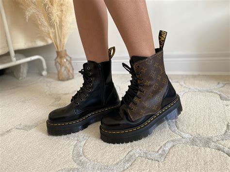 louis vuitton doc martens boots|louis vuitton platform boots.